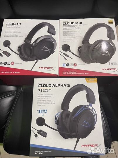 Наушники Hyperx cloud новые