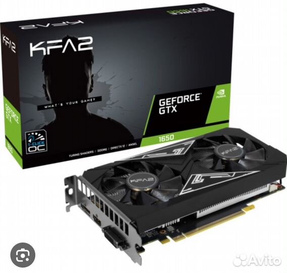 KFA2 Geforce GTX 1650 Super 4gb Black