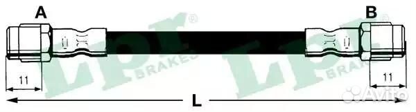 Шланг тормозной