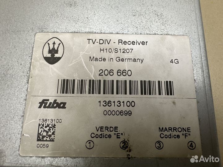 Блок телеприемника Maserati Quattroporte 5