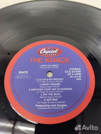 The Knack - Round Trip LP 1981 Japan NM