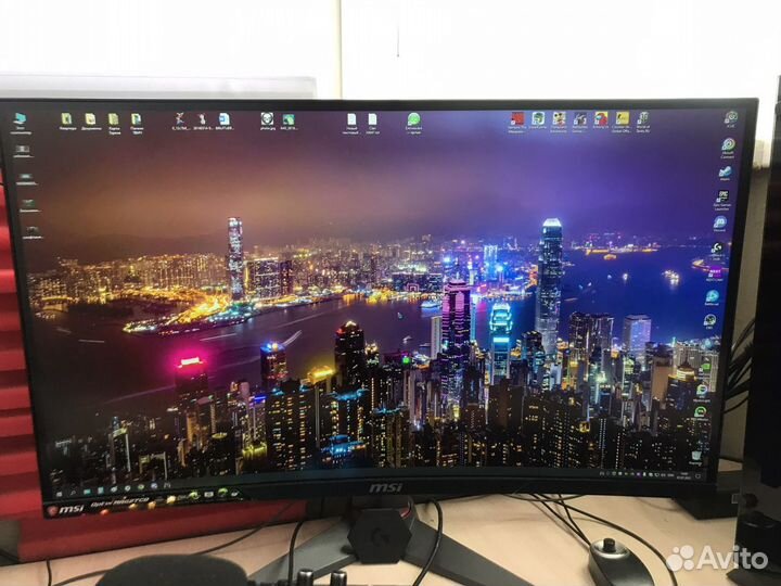 Игровой Изогнутый 2к монитор MSI Optix mag27cq