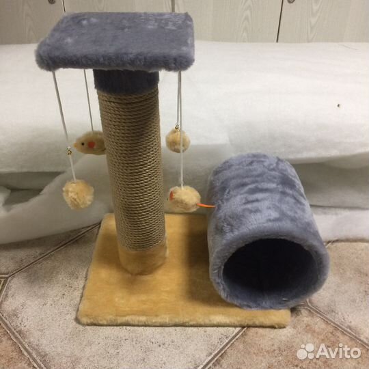 Когтеточка с тонеллем-домиком