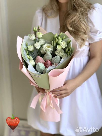 Бокс клубника в шоколаде с доставкой