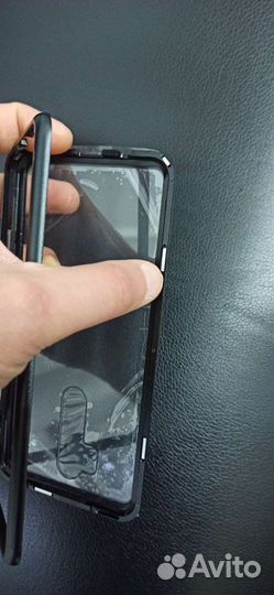 Магнитный бампер телефона redmi note 8 pro