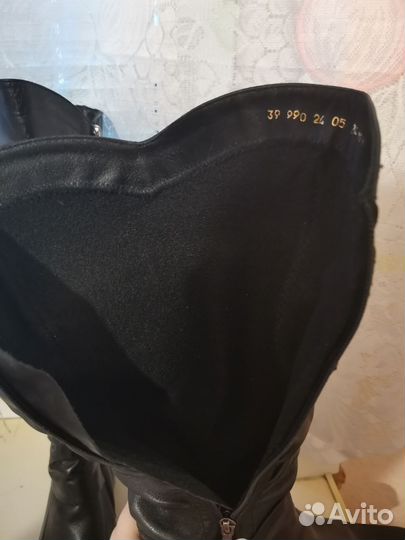 Сапоги демисезонные натуральная кожа