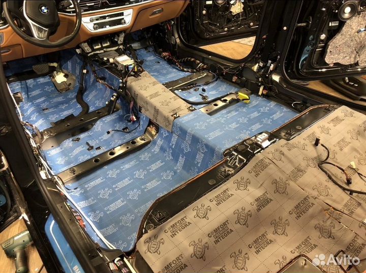 Шумоизоляция колесных арок авто