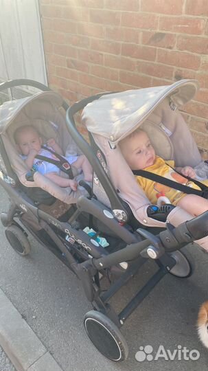Коляска для двойни cam