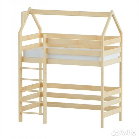 Кровать чердак детская из массива