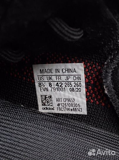 Adidas Yeezy Boost 350 v2 Bred 8,5us оригинал