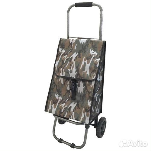 Тележка-сумка на колесах дачника металлическая
