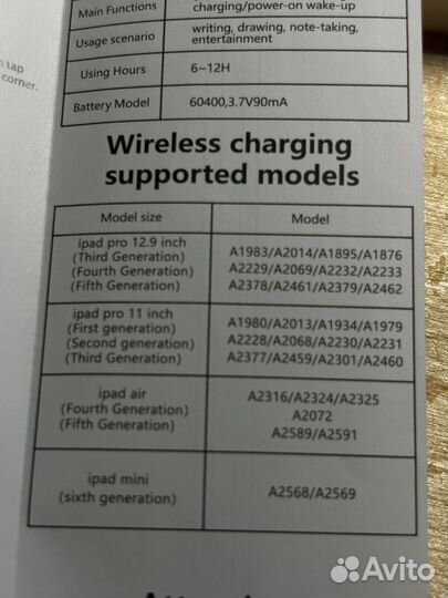 Apple pencil стилус для iPad