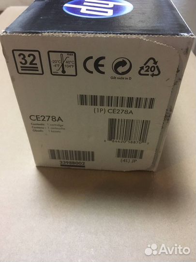 Катриджи для принтера HP CE278A