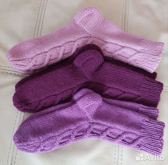 Носки женские вязаные