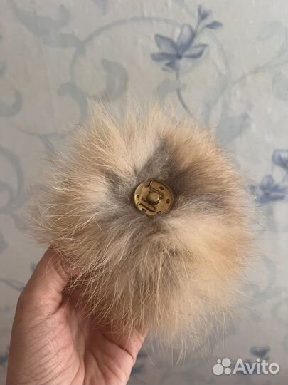 Помпон из натурального меха