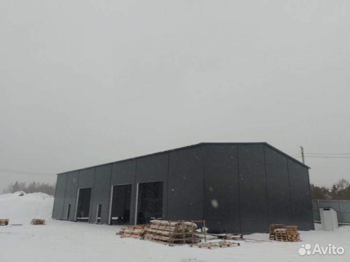 Строительство ангаров, складов из сэндвич панелей