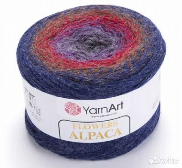 Пряжа YarnArt Flowers alpaca