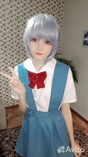 Костюм евангелион косплей аянами рей аска ленгли