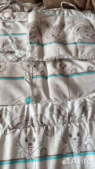 Бортики в детскую кроватку бу