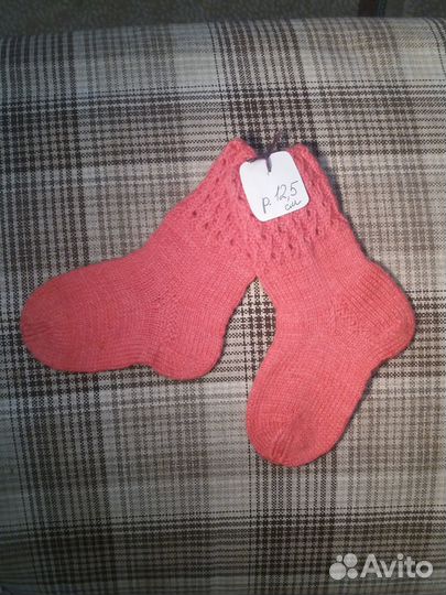 Вязанные носки детские