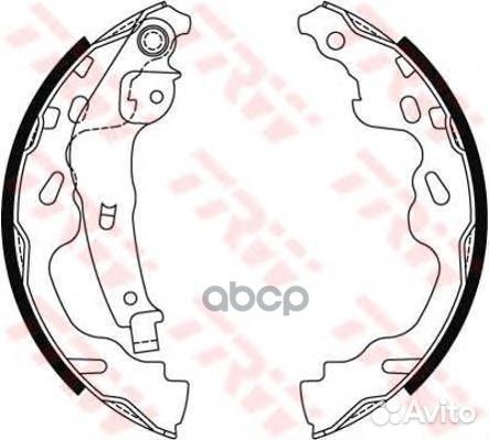 К-т бараб. тормоз. колодок GS8480 TRW