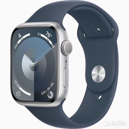 Apple Watch Series 9, 45 мм Silver, Sport Band Al