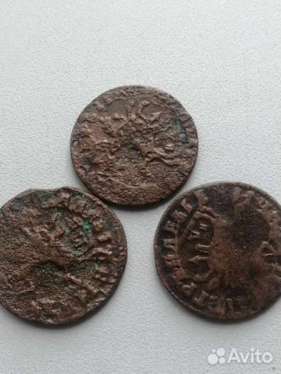 Монеты медь царские и орда рим