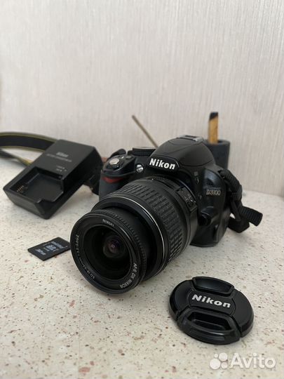 Зеркальный фотоаппарат nikon d3100