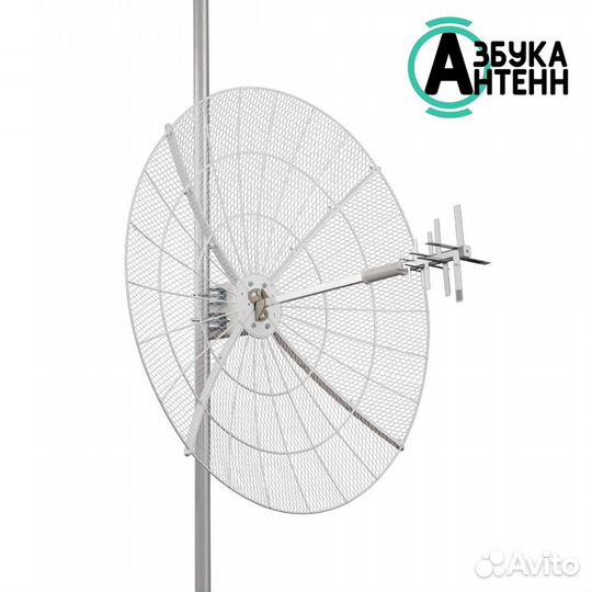 Параболическая mimo антенна kroks 27 dBi сборная