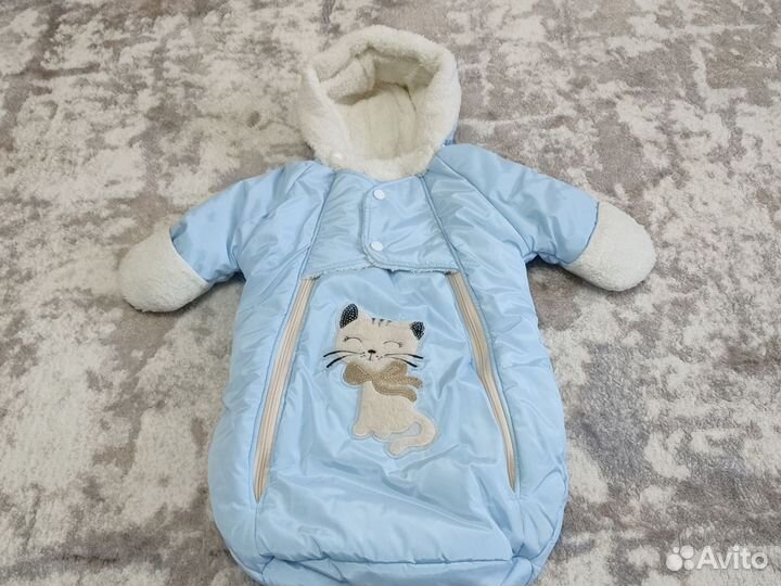 Зимний конверт в коляску