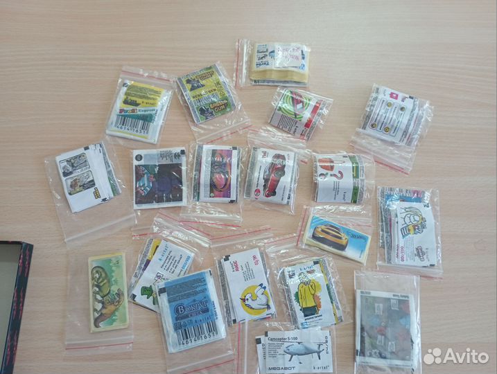 Фантики и вкладыши от жевачек СССР больше 1000шт