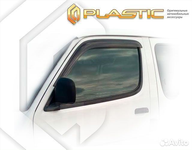 Ветровики полупрозрач Toyota Hiace 1989–2004