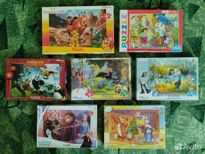 Пазлы по 160, 260, 360 элементов