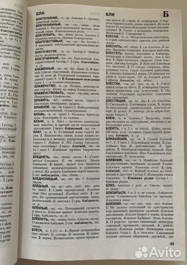 Словарь русского языка С.И.Ожегова 1200 страниц