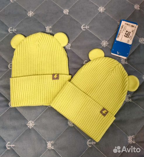 Шапки новые р.46-48 Babygo