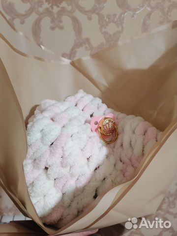 Плед детский плюшевый