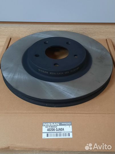 Диск тормозной передний nissan