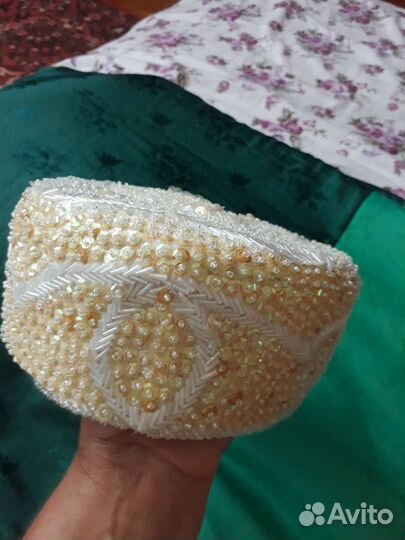 Красивая тюбетейка ручной работы