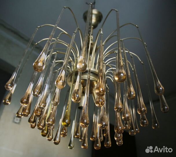 Люстра из хрустальных капель