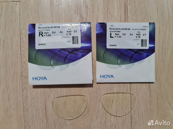 Очковые линзы hoya