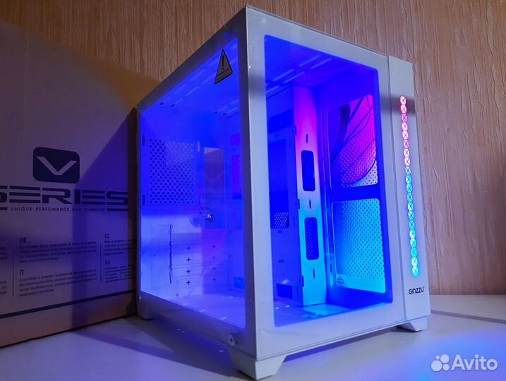 Новый Игровой Корпус Для Пк Куб Ginzzu Gaming mATX