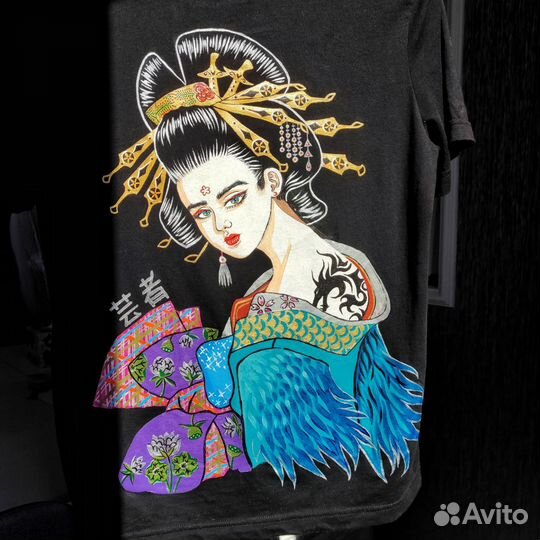 Ручная роспись одежды кастом