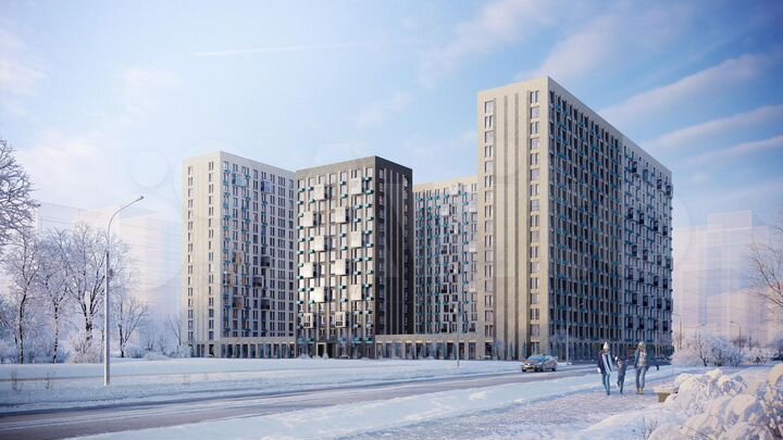 2-к. квартира, 34,6 м², 13/17 эт.