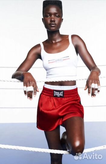 Атласные шорты zara everlast xs