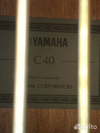 Гитара yamaha-C40