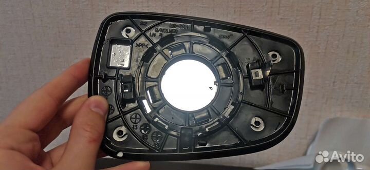 Зеркальный элемент hyundai solaris