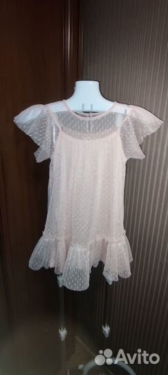 Нарядное платье для девочки hm 110 116