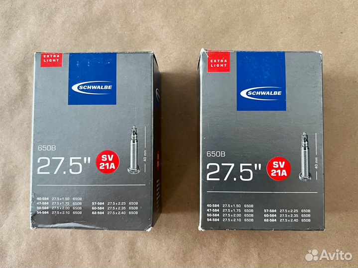 Камеры велосипедные Schwalbe Extralight 27.5