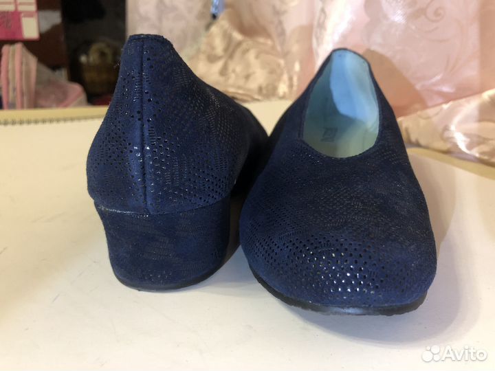Туфли кожаные