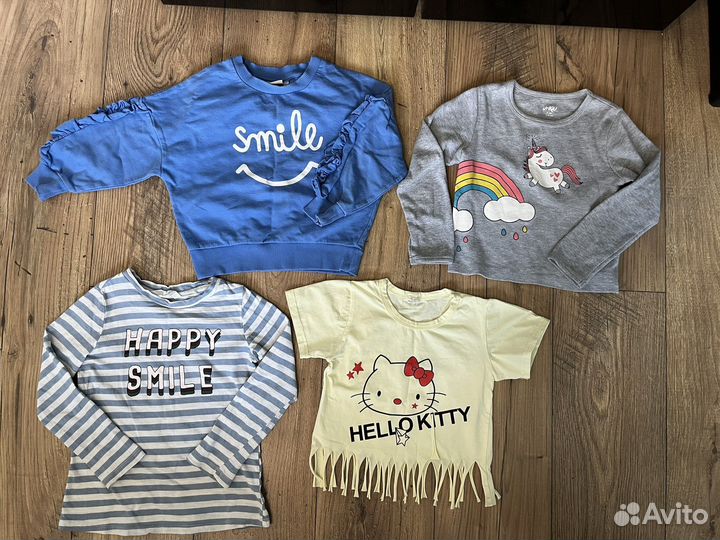 Вещи пакетом на девочку 104